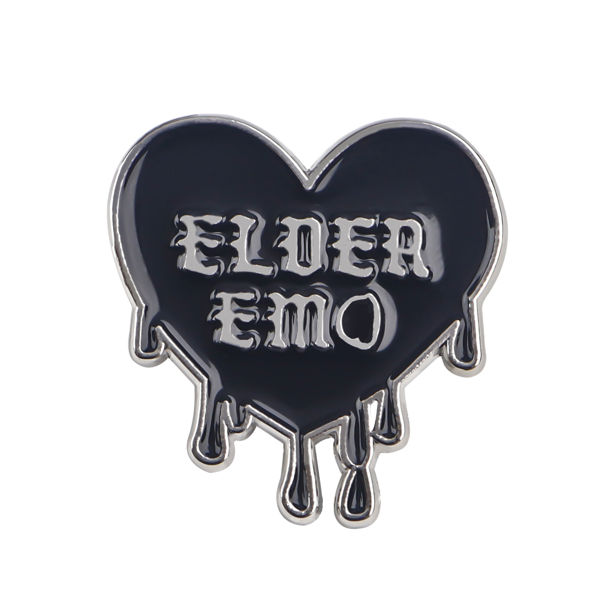 Black Heart Emo Enamel Pin Bro - Women'S Emo Accessories review and price