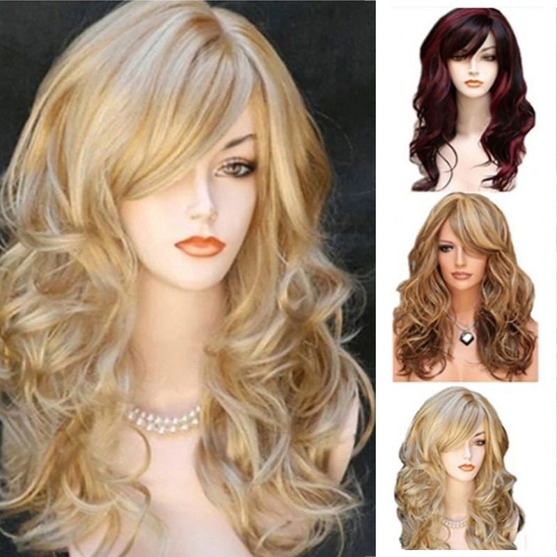 Woman Fluffy Big Wave Long Hai - Women'S Accessories Clothing review and price