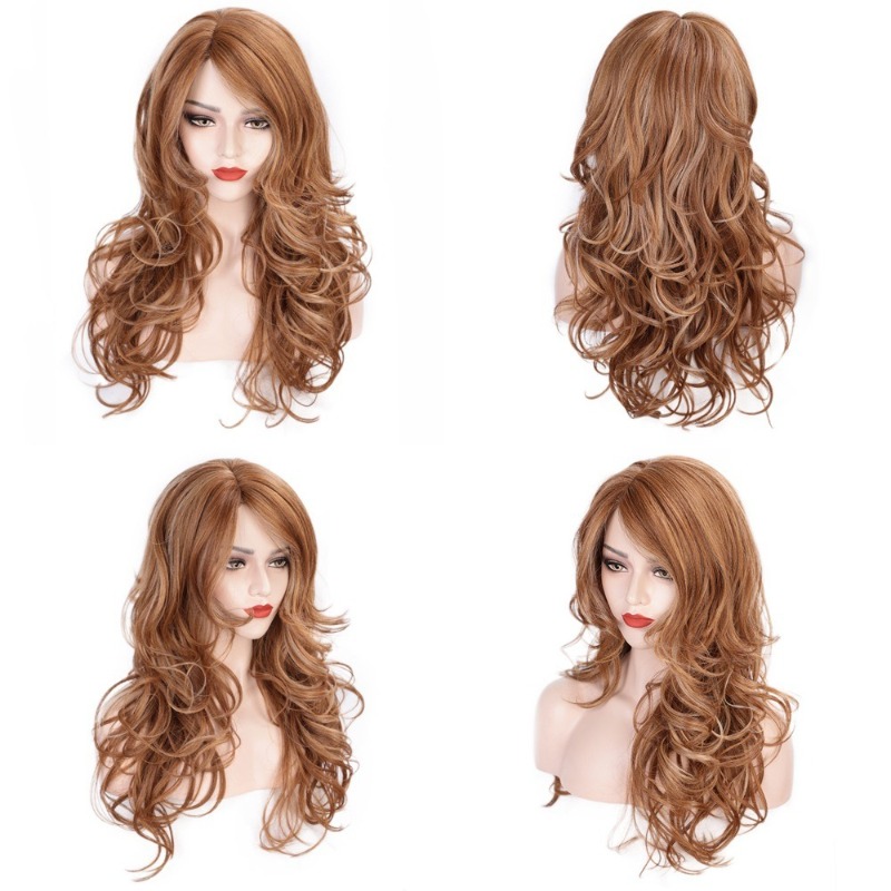 Woman Fluffy Big Wave Long Hai - Women'S Accessories Clothing review and price