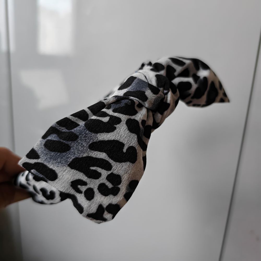 Leopard Print Headband with A  - Women Accessories Sale review and price