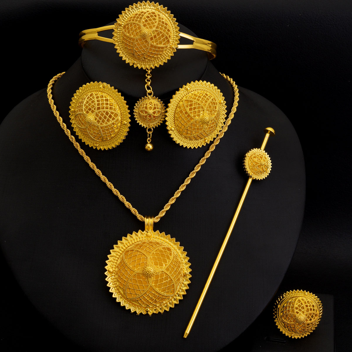 Africa Dubai Golden Color Jewe - Women Accessories Dubai review and price