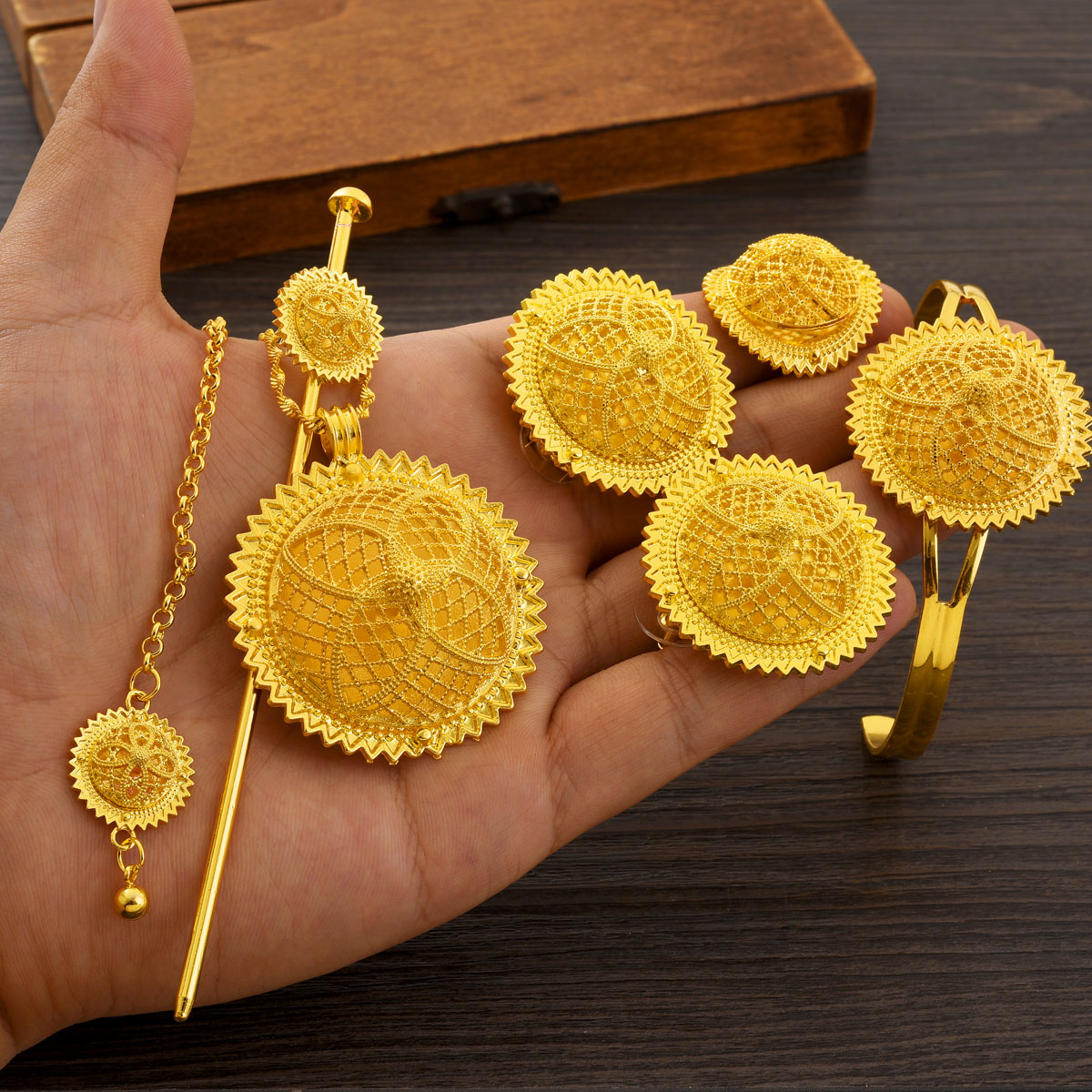Africa Dubai Golden Color Jewe - Women Accessories Dubai review and price