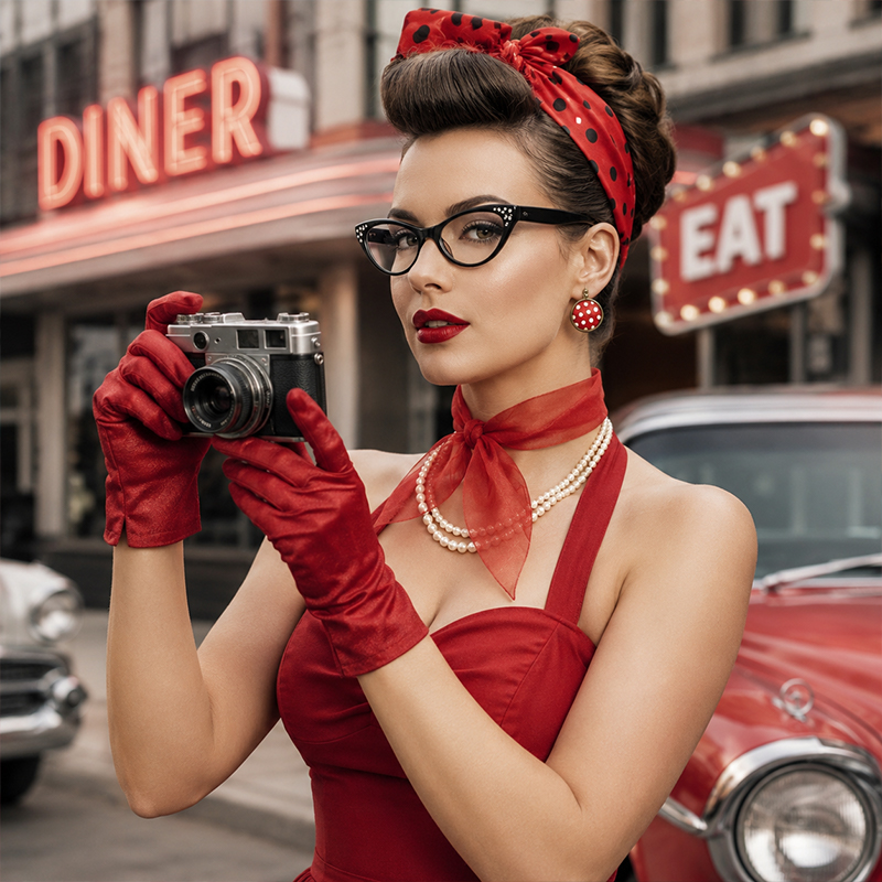 Women 1950S Rockabilly Costume - Women'S Accessories In The 1950S review and price